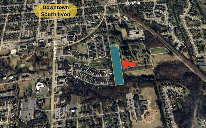 Pictures of Land property located at 500 Stryker St, South Lyon, MI 48178 for sales - image #1