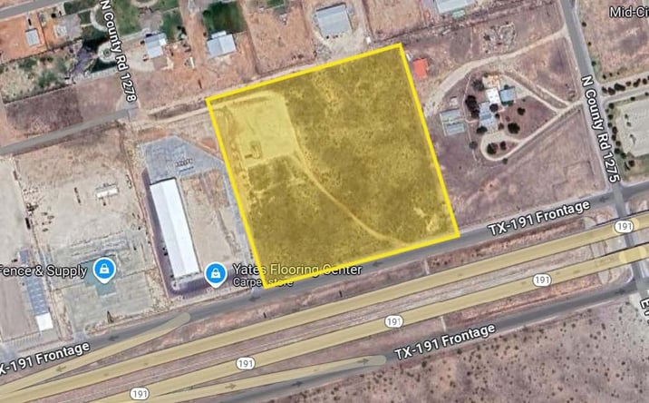 Pictures of Land property located at Hwy 191 & N CR 1275, Midland, TX 79707 for sales - image #1