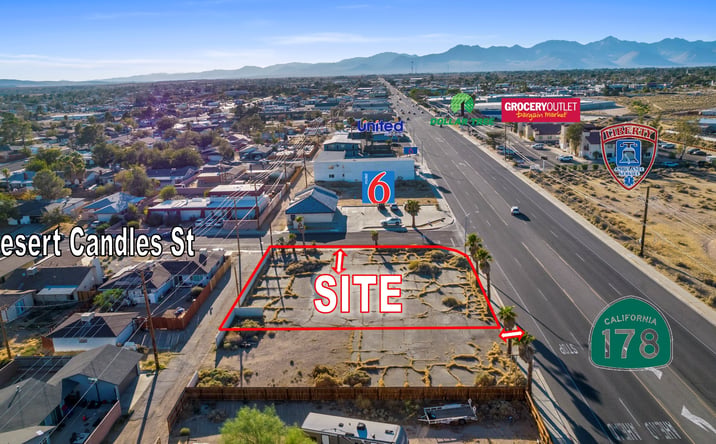 Pictures of Land property located at 395 E Ridgecrest Blvd, Ridgecrest, CA 93555 for sales - image #1