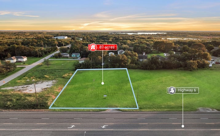 Pictures of Land property located at 00 Highway 6, Hitchcock, TX 77563 for sales - image #1