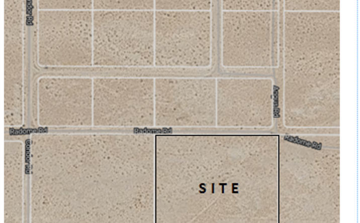 Pictures of Land property located at Swc Radome Rd. & Angus Ave., Newberry Springs, CA 92365 for sales - image #1