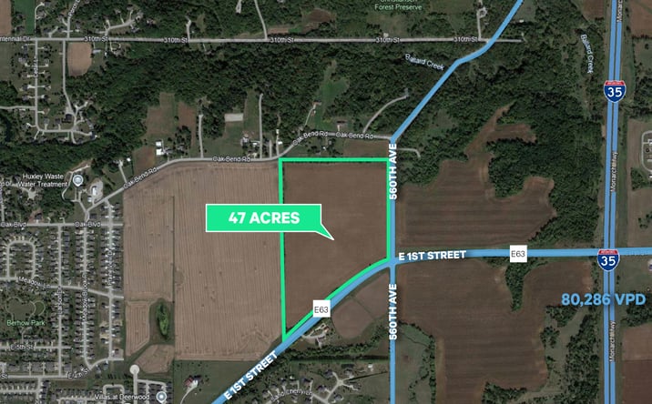 Pictures of Land property located at E. 1st Street, Huxley, IA 50124 for sales - image #1