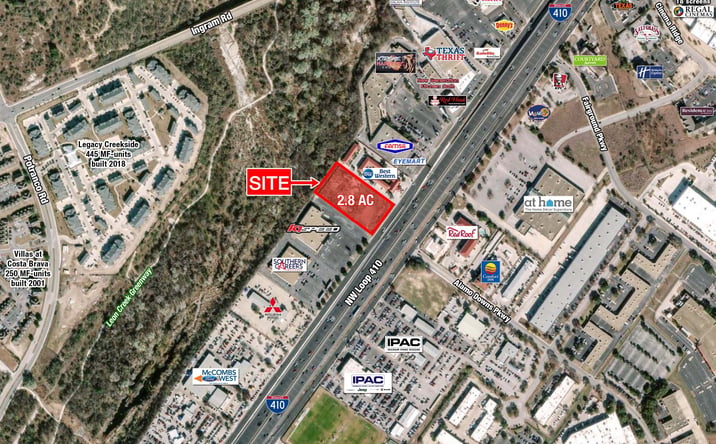 Pictures of Land property located at 6813 Northwest Loop 410, San Antonio, TX 78238 for sales - image #1