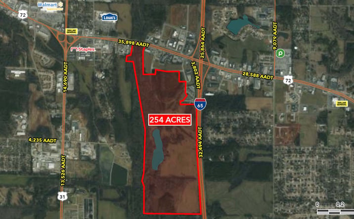 Pictures of Land property located at Swan Creek, Athens, AL 35611 for sales - image #1