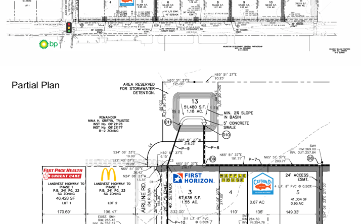 Pictures of Land property located at US Highway 70 & Airline Rd, Arlington, TN 38002 for sales - image #1