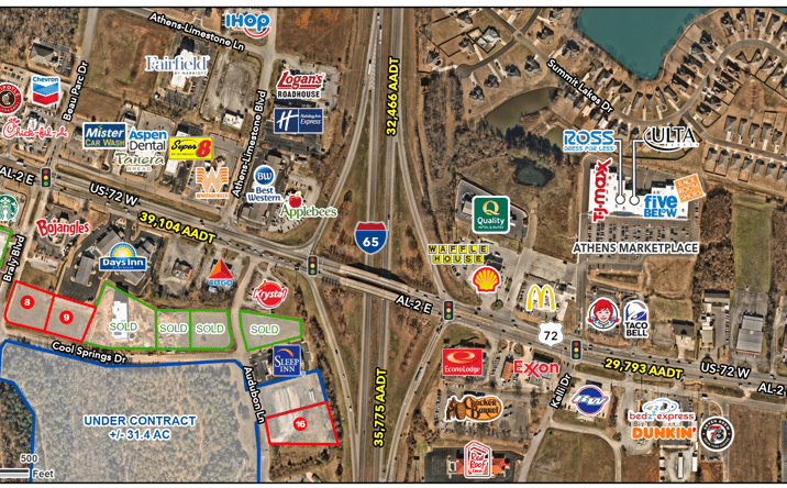 Pictures of Land property located at 1316 US Highway 72 E, Athens, AL 35611 for sales - image #1