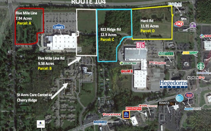Pictures of Land property located at Webster Development Site, Webster, NY 14580 for sales - image #1