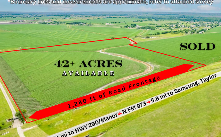 Pictures of Land property located at TBD FM 973 N, Coupland, TX 78615 for sales - image #1