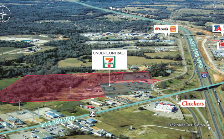 Pictures of Land property located at I-45 & US Highway 84, Fairfield, TX 75840 for sales - image #1