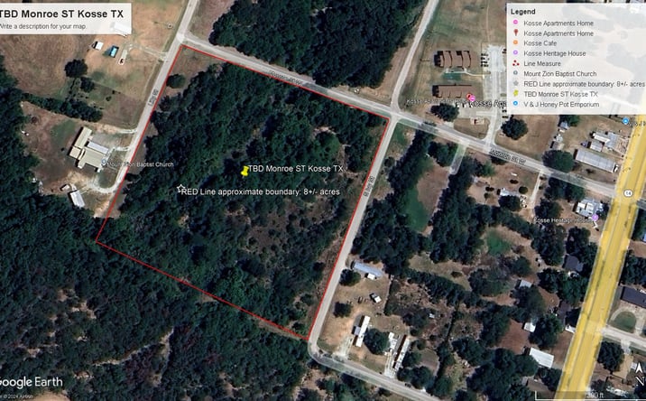 Pictures of Land property located at Monroe St W, Kosse, TX 76653 for sales - image #1