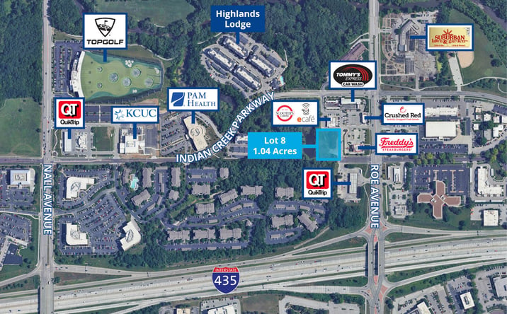Pictures of Land property located at Indian Creek Parkway (106th) & Roe, Overland Park, KS 66207 for sales - image #1