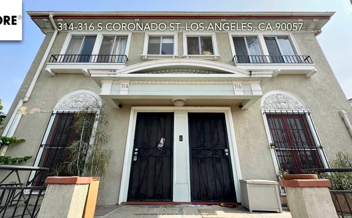 Pictures of Multifamily property located at 314 S Coronado St, Los Angeles, CA 90057 for sales - image #1
