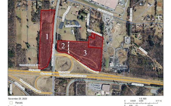 Pictures of Land property located at Unifi Industrial Dr, Yadkinville, NC 27055 for sales - image #1