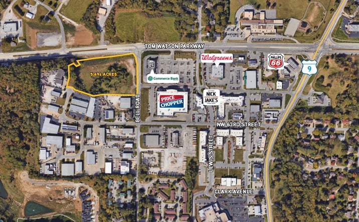 Pictures of Land property located at SWC Tom Watson Parkway & Bell Road, Parkville, MO 64152 for sales - image #1
