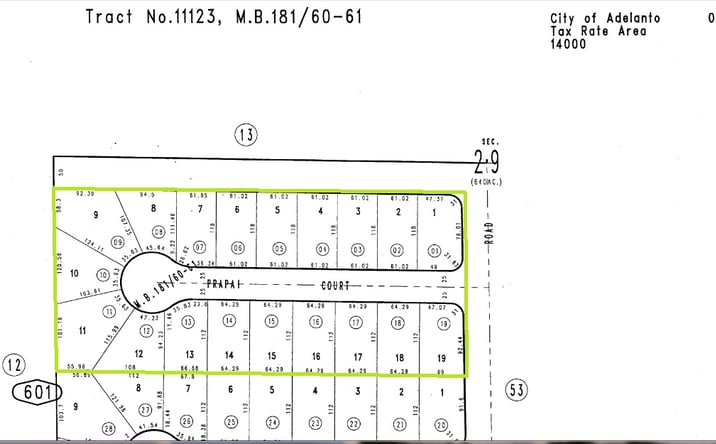 Pictures of Land property located at Bartlett Ave, Adelanto, CA 92301 for sales - image #1