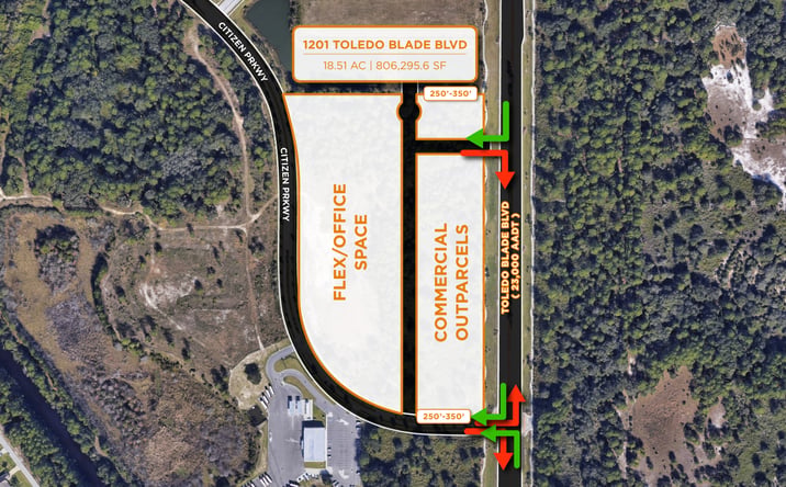Pictures of Land property located at 1201 Toledo Blade Boulevard, North Port, FL 34288 for sales - image #1