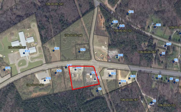Pictures of Land, Mixed Use, Retail property located at 844 & 846 Greenwood Highway, Abbeville, SC 29620 for sales - image #1