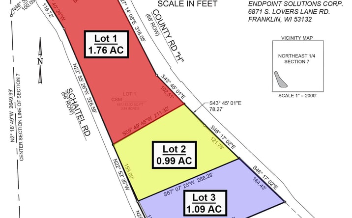 Pictures of Land property located at N1981 Highway H, Genoa City, WI 53128 for sales - image #1