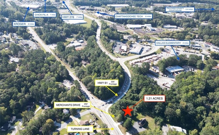 Pictures of Land property located at 291 Merchants Drive, Dallas, GA 30132 for sales - image #1