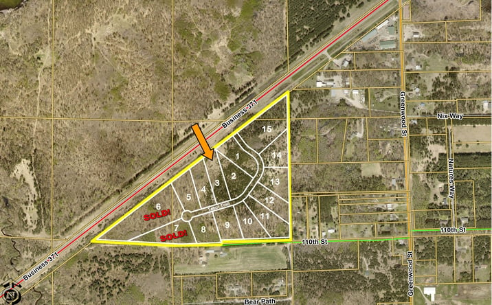 Pictures of Land property located at 11103 Tabor Trail, Brainerd, MN 56401 for sales - image #1