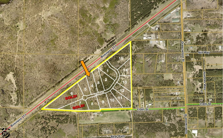 Pictures of Land property located at 11087 Tabor Trail, Brainerd, MN 56401 for sales - image #1