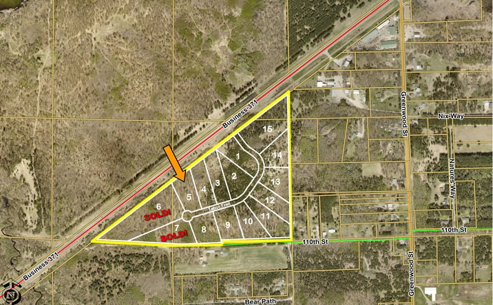 Pictures of Land property located at 11067 Tabor Trail, Brainerd, MN 56401 for sales - image #1