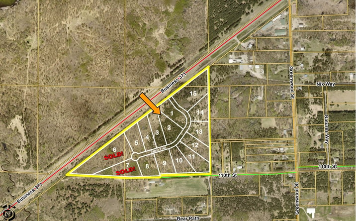 Pictures of Land property located at 11131 Tabor Trail, Brainerd, MN 56401 for sales - image #1