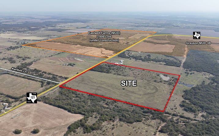 Pictures of Land property located at SEQ F.M. 121 & U.S. 377, Tioga, TX 76271 for sales - image #1