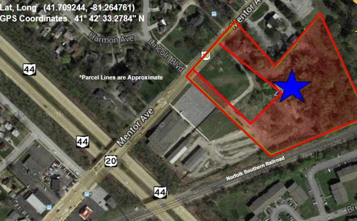 Pictures of Land, Retail property located at 1025/1083 Mentor Ave, Painesville, OH 44077 for sales - image #1