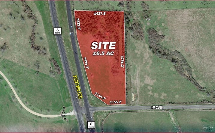 Pictures of Land property located at NEC of Hwy 6 & FM 2988, Navasota, TX 77868 for sales - image #1