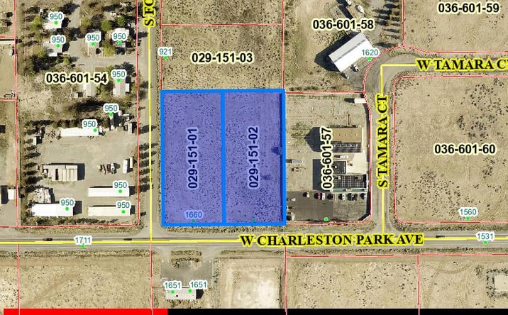 Pictures of Land property located at 1640 W Charleston Park Ave, Pahrump, NV 89048 for sales - image #1