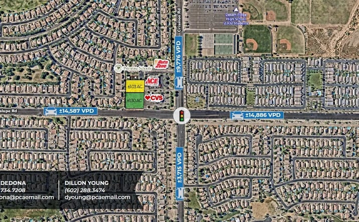 Pictures of Retail property located at Crismon Rd & Guadalupe Rd, Mesa, AZ 85209 for sales - image #1