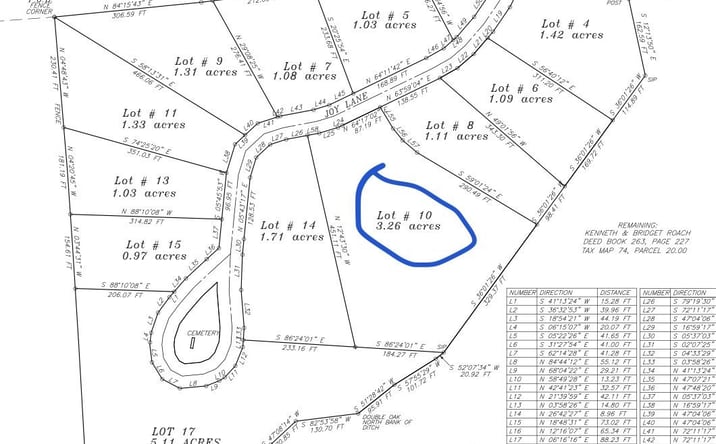 Pictures of Land property located at 000 Lot 10 Joy Lane, Lexington, TN 38351 for sales - image #1