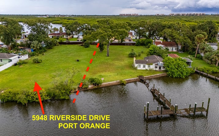 Pictures of Land property located at 5948 S Riverside Drive, Port Orange, FL 32127 for sales - image #1