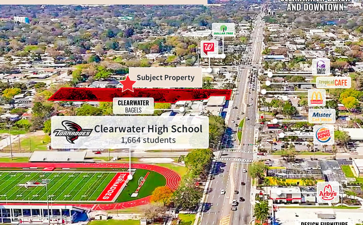Pictures of Retail, Land property located at 1849 Gulf to Bay Blvd, Clearwater, FL 33765 for sales - image #1