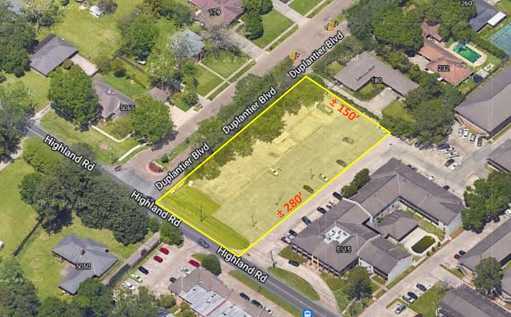 Pictures of Land property located at 5151 Highland Rd, Baton Rouge, LA 70808 for sales - image #1