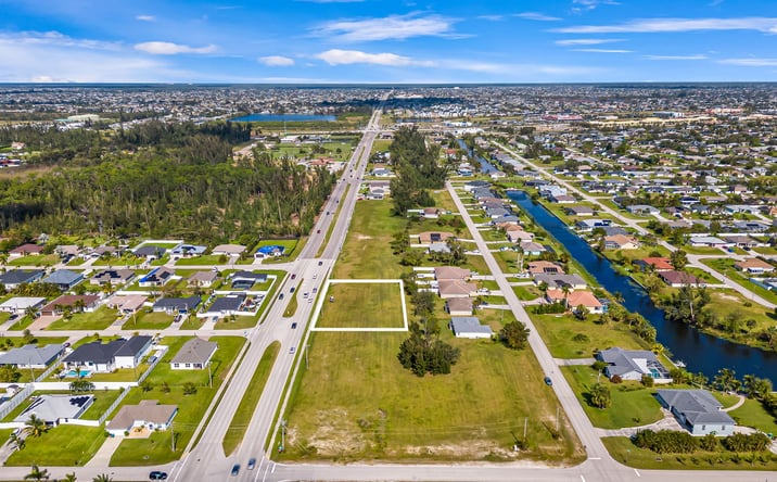 Pictures of Land property located at 1213 Chiquita Blvd S, Cape Coral, FL 33991 for sales - image #1