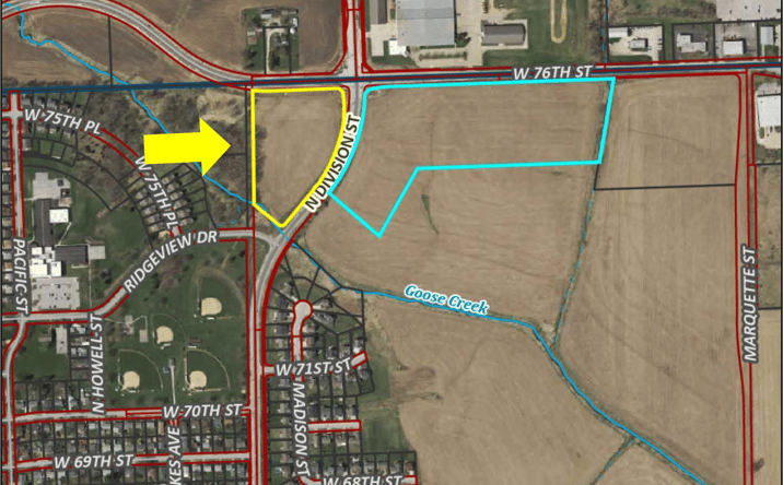 Pictures of Land property located at SWQ - N. Division & W. 76th St., Davenport, IA 52806 for sales - image #1