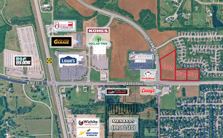 Pictures of Land property located at Buckner & Patriot NEc, Derby, KS 67037 for sales - image #1
