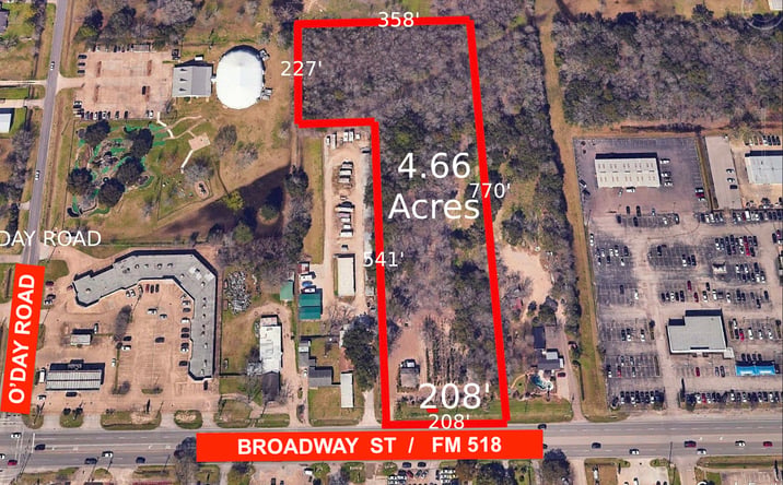 Pictures of Land property located at 5909 Broadway St, Pearland, TX 77581 for sales - image #1