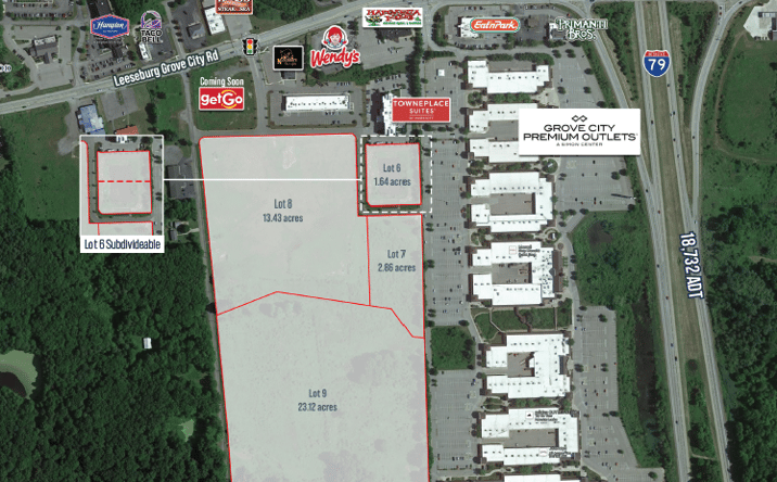 Pictures of Land property located at Westside Square Dr, Grove City, PA 16137 for sales - image #1