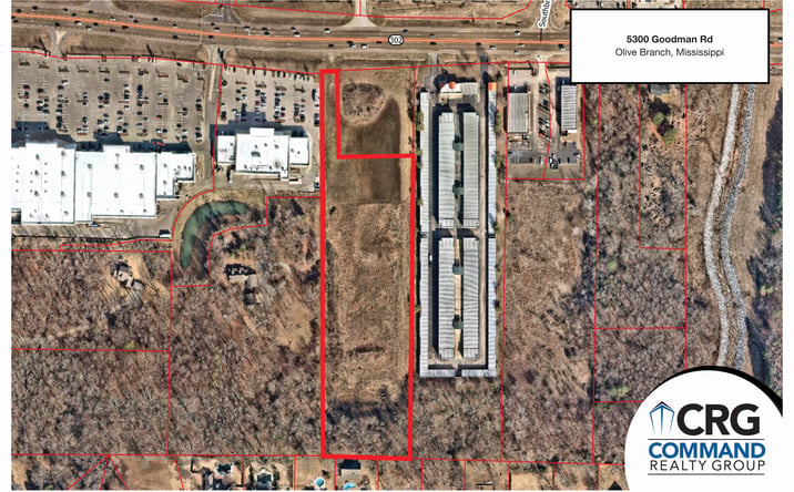 Pictures of Land property located at 5300 Goodman Rd, Olive Branch, MS 38654 for sales - image #1