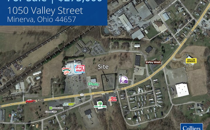 Pictures of Land, Retail property located at 1050 Valley Street, Minerva, Ohio, Minerva, OH 44657 for sales - image #1