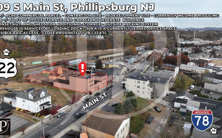Pictures of Land, Retail property located at 309 S Main St, Phillipsburg, NJ 08865 for sales - image #1