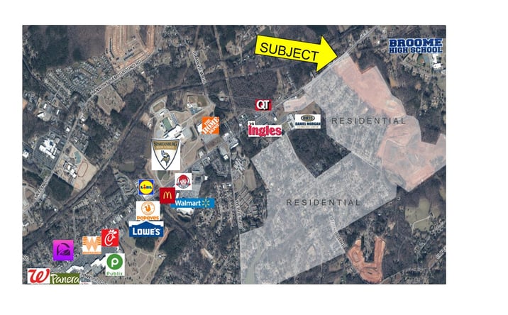 Pictures of Land property located at 2978-2980 E Main St, Spartanburg, SC 29307 for sales - image #1