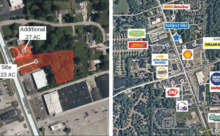 Pictures of Land property located at 7403 N Michigan Rd, Indianapolis, IN 46268 for sales - image #1