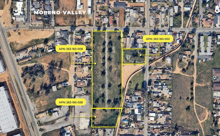 Pictures of Land property located at 21691 Dracaea Ave, Moreno Valley, CA 92553 for sales - image #1