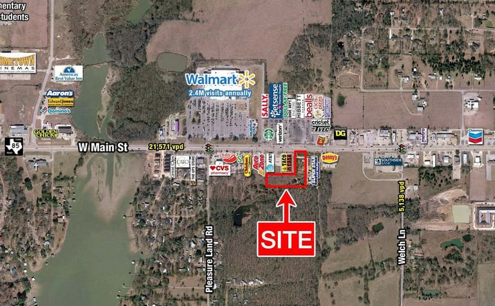 Pictures of Retail property located at Seq of Tx-334 & Pleasure land rd, Gun Barrel City, TX 75156 for sales - image #1