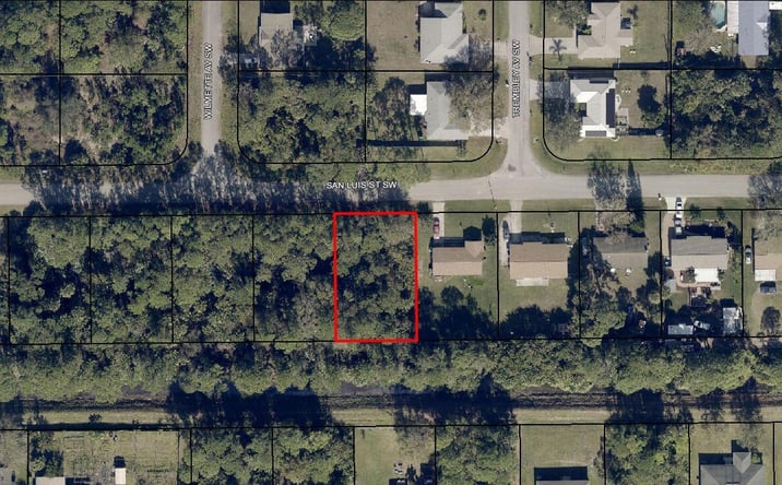 Pictures of Land property located at 328 San Luis Street SW, Palm Bay, FL 32908 for sales - image #1