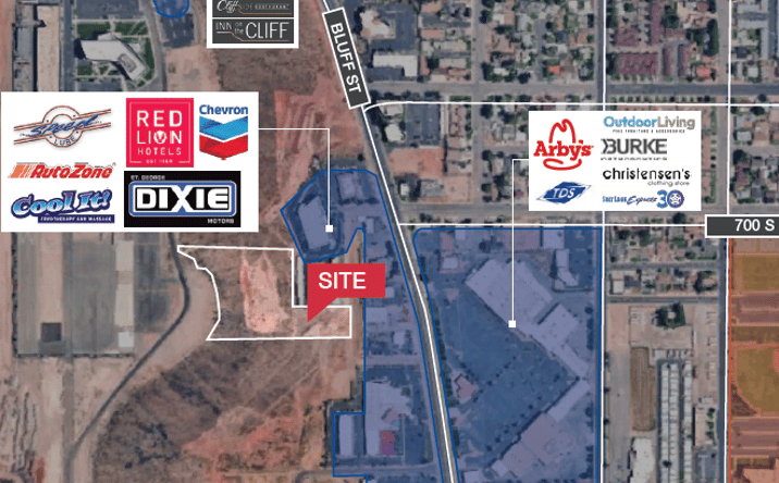 Pictures of Land property located at 800 S Bluff St, St. George, UT 84770 for sales - image #1